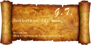 Gottstein Tímea névjegykártya